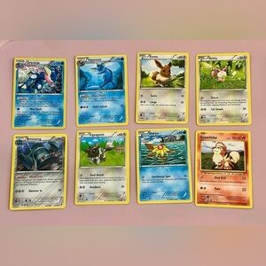 Pokémon Card Lot of 8 Growlithe Staryu Eevee Bronzong Zigzaggoon Skitty
